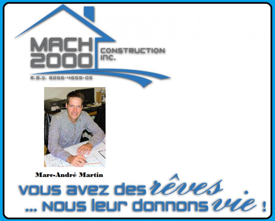 Mach 2000 Construction Inc.Rimouski Logo